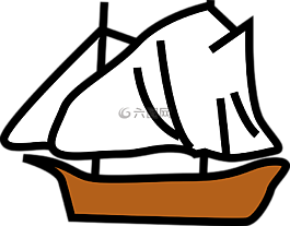 船,海洋,帆