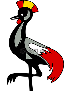 動(dòng)物,鳥(niǎo),起重機(jī)
