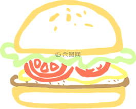 漢堡,食品,餐