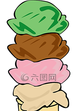 冰淇淋,分層,甜點(diǎn)