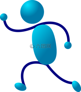 火柴人,简笔图,男子