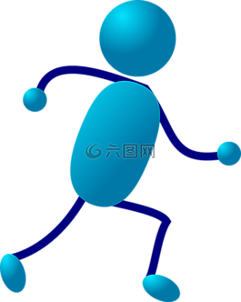 火柴人,簡筆圖,運行