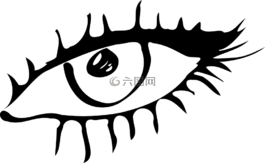 眼,鳶尾花,目睹