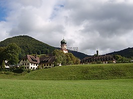 修道院,st trudpert,教会