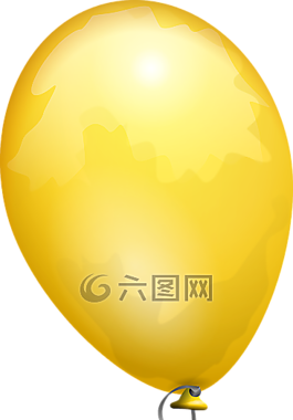 氣球,黃色,黃金