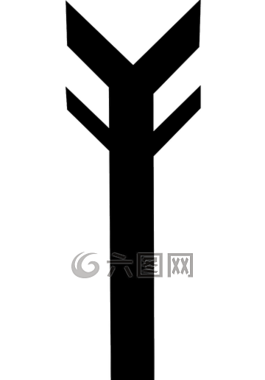 箭頭,形狀,向下