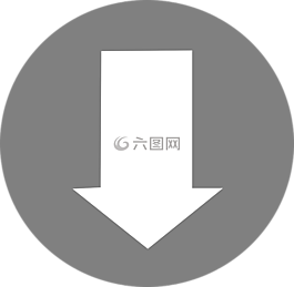 箭頭,南,向下