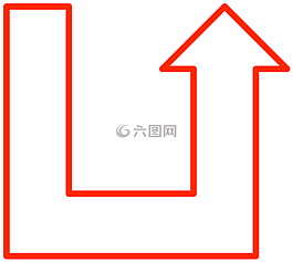 箭頭,u 形,形狀