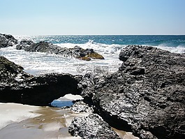 洛基,海灘,海洋