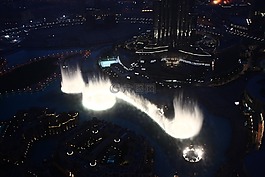 迪拜,城市,噴泉
