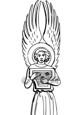 天使,女性,紋章