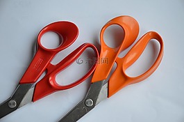 剪刀,橙,fiskars