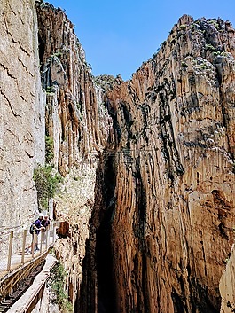 国王的路径,马拉加,徒步旅行