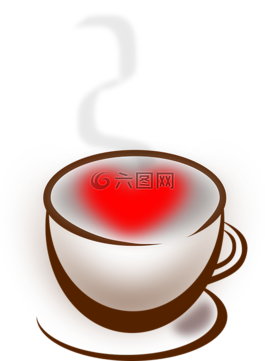 咖啡,心,愛