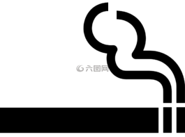 跡象,吸煙,煙