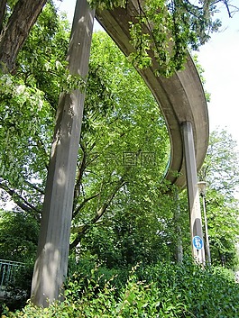 橋,的支持,支柱