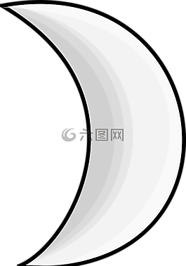 月亮,新月,跡象