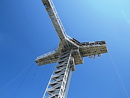 天空线,蓝色,塔建筑