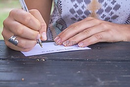寫作,請注意,涂鴉