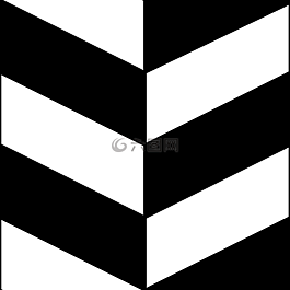 模式,人字,黑
