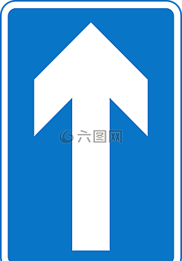 箭頭,白,藍色背景