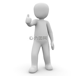豎起大拇指,腸,拇指