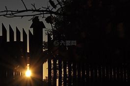 日落,晚上,太陽(yáng)