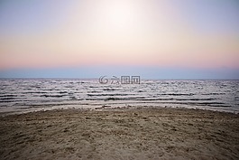 海灘,沙,水