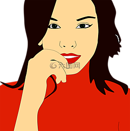 女性,女孩,人類