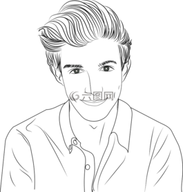 男孩,人類,男