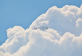 積云,天空,白