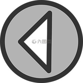 箭頭,左,環(huán)路