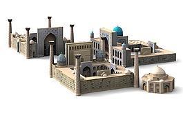registan 广场,宫殿,撒马尔罕
