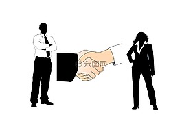 握手,團結,同意