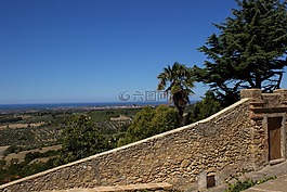 托斯卡纳,querceto的,海景
