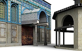 圓頂清真寺,耶路撒冷,架構(gòu)