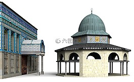 圓頂清真寺,耶路撒冷,架構(gòu)
