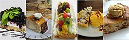 甜點(diǎn),蛋糕,拼貼畫