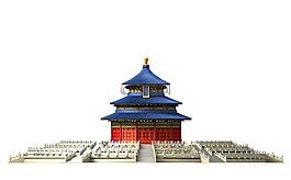 天堂,廟,中國