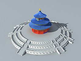 天堂,廟,中國