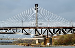 橋,河,高架橋
