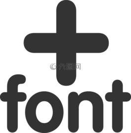 添加,字體,加號(hào)