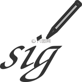 簽名,圖標(biāo),符號