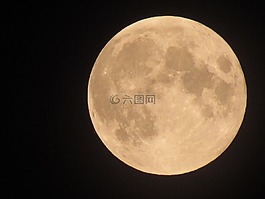 月球,夜,滿月