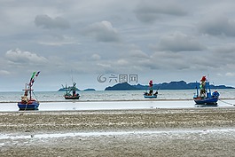 泰國,海,海灘