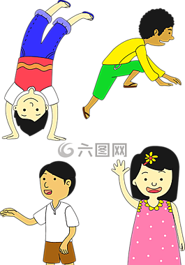 男孩,卡通,兒童
