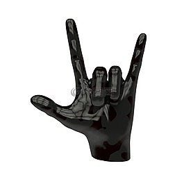 手,字符,符號