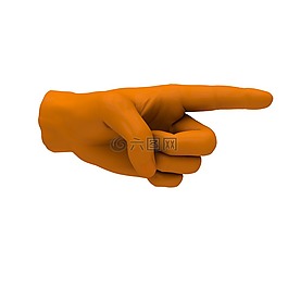 手,字符,符號