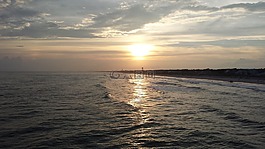橡樹島,湖,海灘