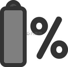 電池,筆記本電腦,百分比